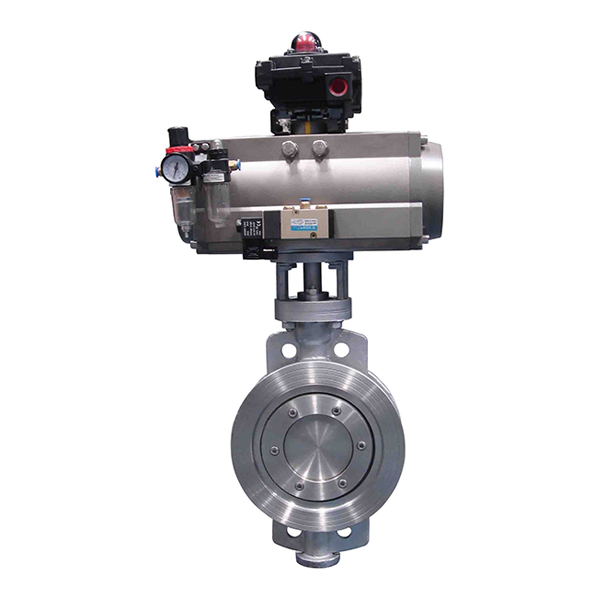 D673氣動對夾式硬密（mì）封蝶閥（fá）