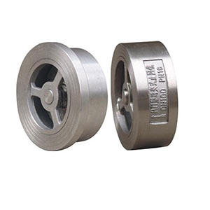 H71H不鏽（xiù）鋼對（duì）夾升降式（shì）止回閥