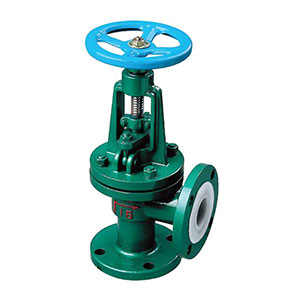 J44F46襯氟角式截止閥